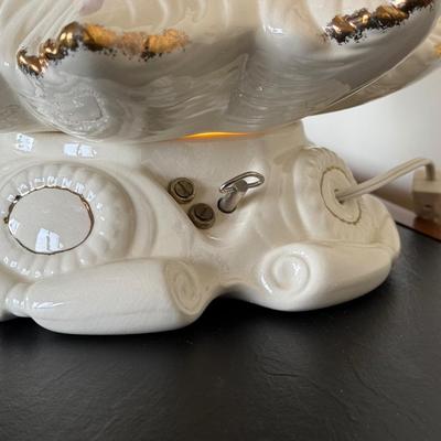 Vintage Mid-Century Ceramic Tree w/ Musical Base