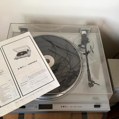 LXI Turntable, Stereo w/ Speakers and 2 Large Speakers