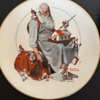 Gorham Norman Rockwell Collector Plate Lot