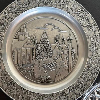 Vintage Christmas Collector Plates