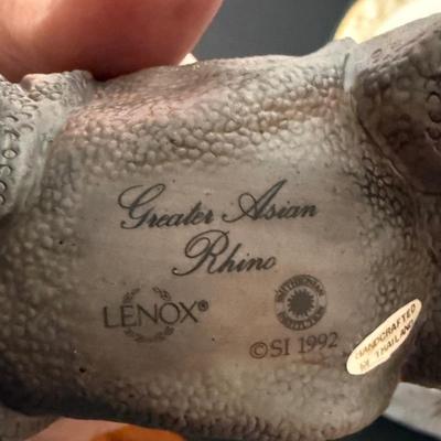 Lenox Koala Collectible Plate, Rhino, Elephant, and Squirrel Lot