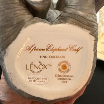 Lenox Koala Collectible Plate, Rhino, Elephant, and Squirrel Lot