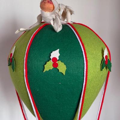 Vintage Annalee Holiday Hot Air Balloon