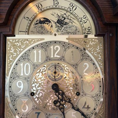 Vintage Sligh Grandfather Clock (annual maintenance completed)