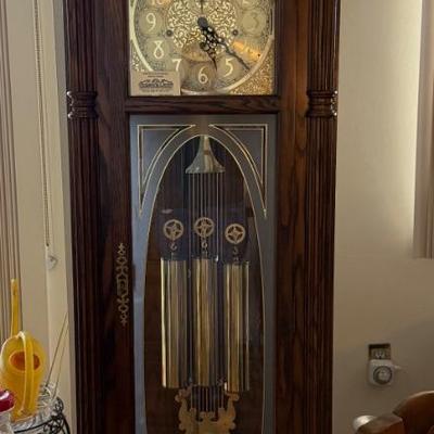 Vintage Sligh Grandfather Clock (annual maintenance completed)