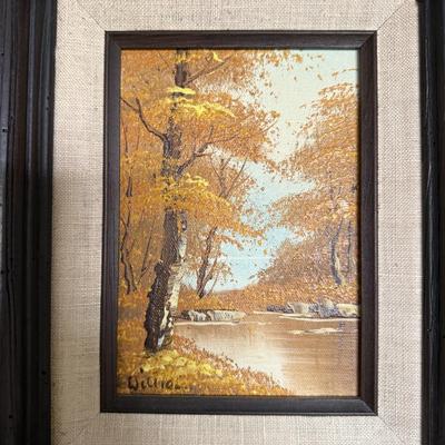 Vintage Original Oil Painting- sold by JCPenney NYC