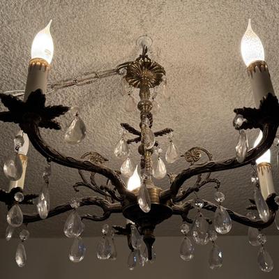 Vintage Electric Chandelier (plug-in NOT hard-wired)