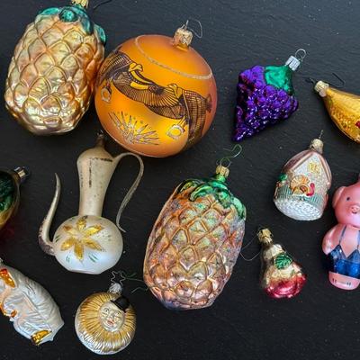 Assorted Christopher Radko Ornaments Lot 1