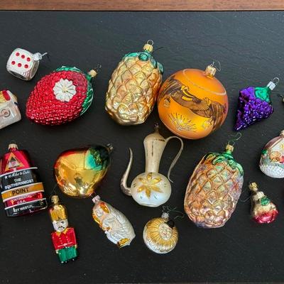 Assorted Christopher Radko Ornaments Lot 1