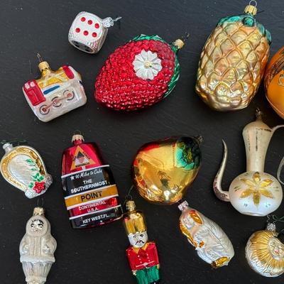 Assorted Christopher Radko Ornaments Lot 1