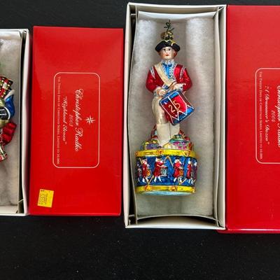 Christopher Radko "12 Days of Christmas" #11 & #12