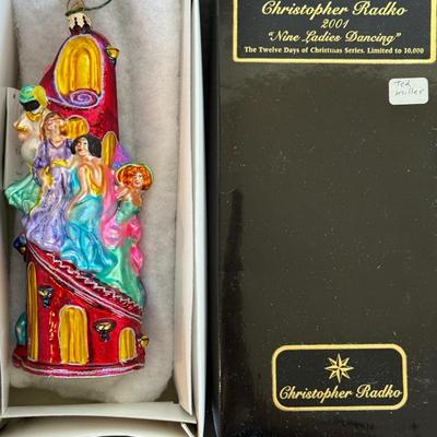 Christopher Radko "12 Days of Christmas" #9