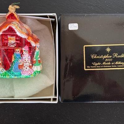 Christopher Radko "12 Days of Christmas" #8