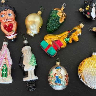 Assorted Christopher Radko Ornaments Lot 2