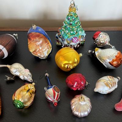 Assorted Christopher Radko Ornaments Lot 4