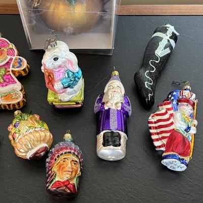 Assorted Christopher Radko Ornaments Lot 5