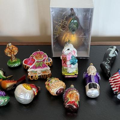 Assorted Christopher Radko Ornaments Lot 5