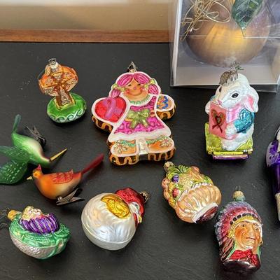 Assorted Christopher Radko Ornaments Lot 5