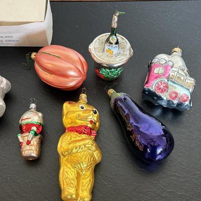 Assorted Christopher Radko Ornaments Lot 6