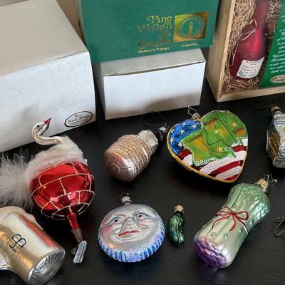 Assorted Christopher Radko Ornaments Lot 7