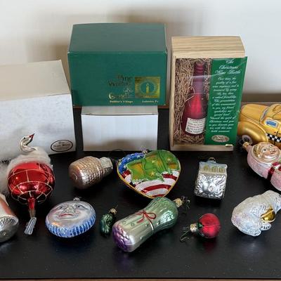 Assorted Christopher Radko Ornaments Lot 7