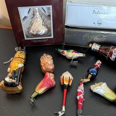 Assorted Christopher Radko Ornaments Lot 8