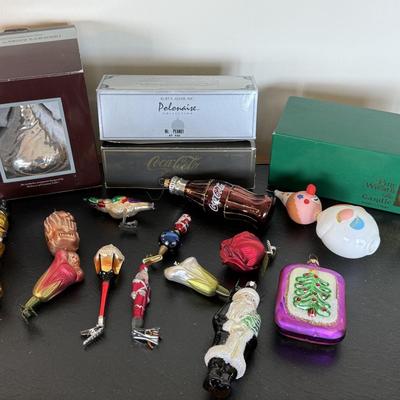 Assorted Christopher Radko Ornaments Lot 8