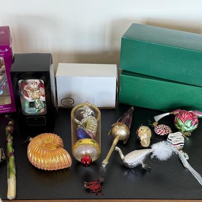 Assorted Christopher Radko Ornaments Lot 8