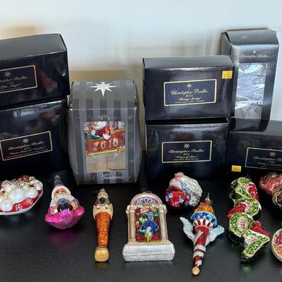 Assorted Christopher Radko Ornaments Lot 10