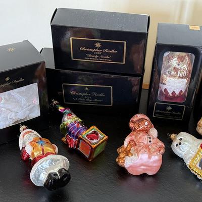 Assorted Christopher Radko Ornaments Lot 11