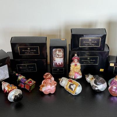 Assorted Christopher Radko Ornaments Lot 11