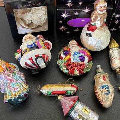 Assorted Christopher Radko Ornaments Lot 13