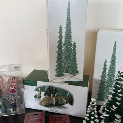 Dept 56 Trees and Accessories Lot