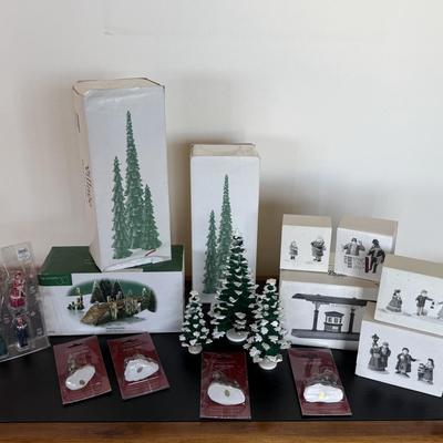 Dept 56 Trees and Accessories Lot