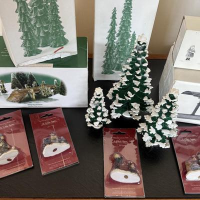 Dept 56 Trees and Accessories Lot