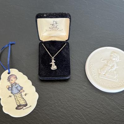 Hummel Necklace and Ornaments Lot