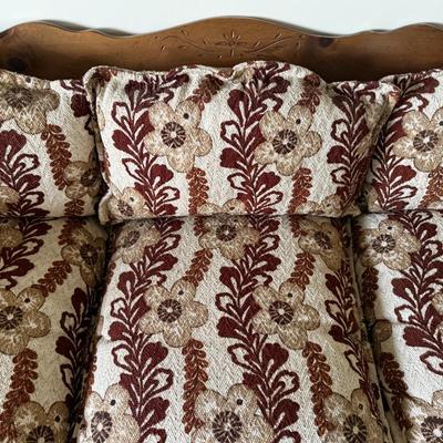 Solid Oak Framed Couch