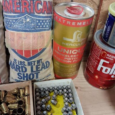 LEAD SHOT, SMOKELESS POWDER AND MORE