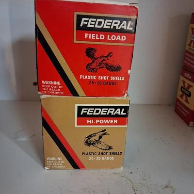 FEDERAL FIELD LOAD PLASTIC SHOT SHELLS
