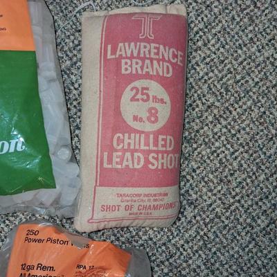 POWER PISTON WADS AND 25 LB OF LEAD