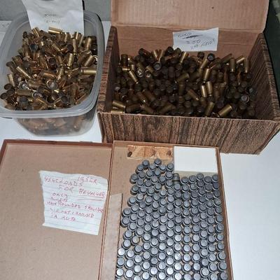 LOADS FOR REVOLVER AND BRASS