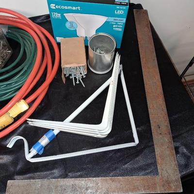 EXTENSION CORDS, SHELF BRACES, SPOT LIGHT BULBS AND HARDWARE