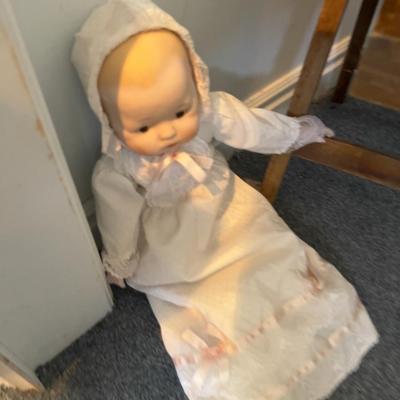 Small Folding Chair for child with Dolls on it. 