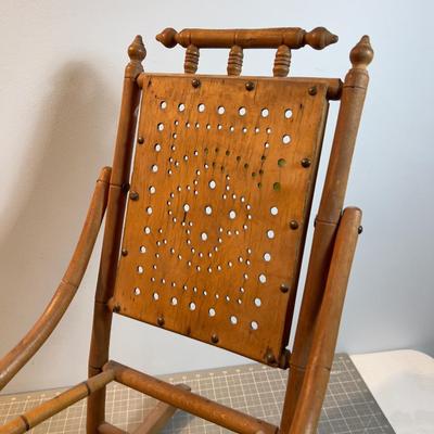 Amazing Childs Rocking Chair Frame. Ready for Restoration. 
