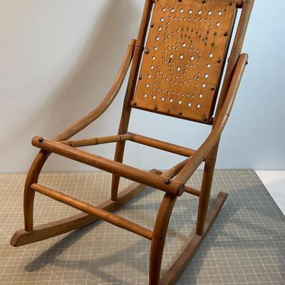 Amazing Childs Rocking Chair Frame. Ready for Restoration. 