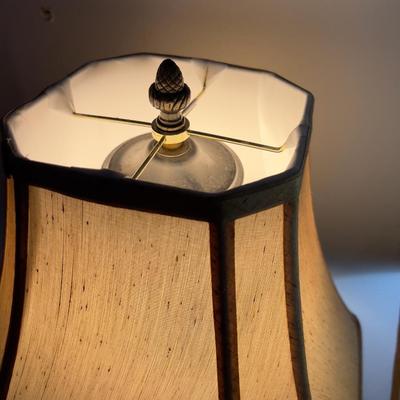 2 Broze Bases Table Lamps. 