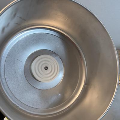 2 Tins; Cake Pan, Yellow and Floral, Bread 