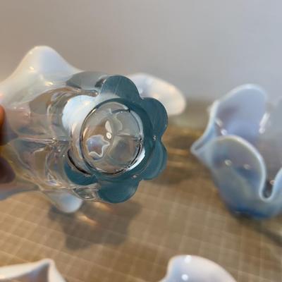 Duncan Miller Canterbury Blue Opalescent (8 ) Pieces, Including 