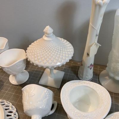 Milk Glass Collection 