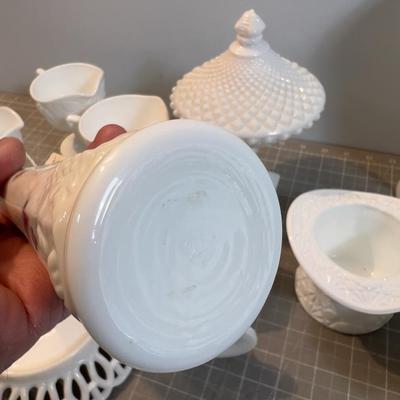 Milk Glass Collection 